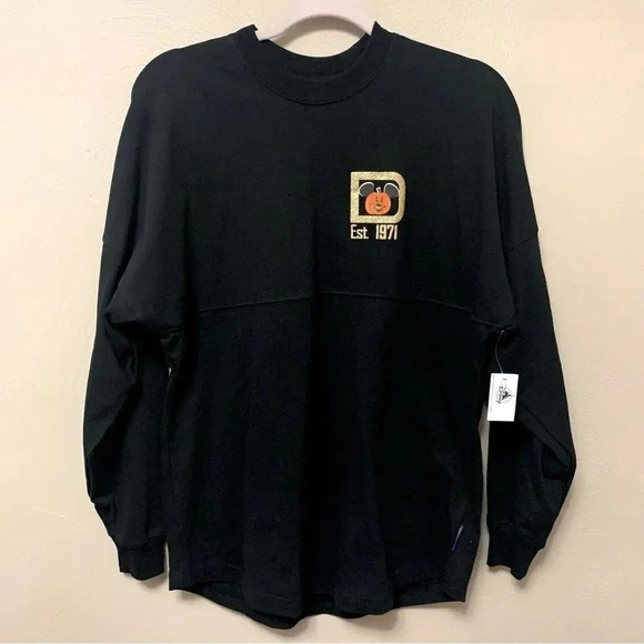 Disney Halloween Spirit Jersey Long Sleeve Top Size XS NWT New - Picture 2 of 10